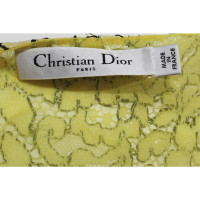 Christian Dior Top en Soie en Jaune