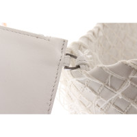 Bottega Veneta Cabat Leather in White
