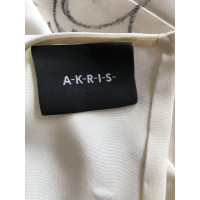 Akris Dress Silk in Cream