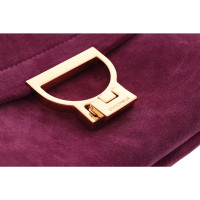 Coccinelle Umhängetasche aus Leder in Violett