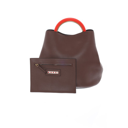 Marni Pannier Leather in Brown