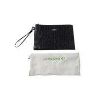 Longchamp Clutch en Cuir en Noir