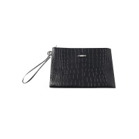 Longchamp Clutch en Cuir en Noir