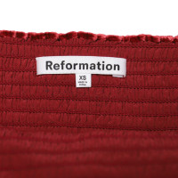 Reformation Vestito in Rosso