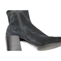 Acne Bottines en Daim en Noir