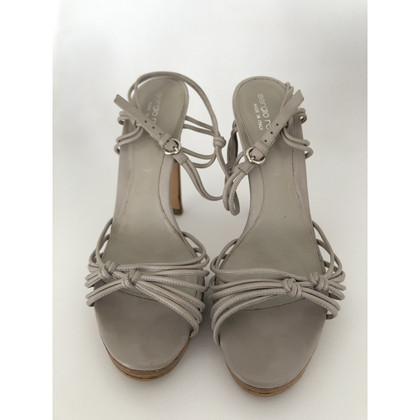 Sergio Rossi Sandals Leather in Grey