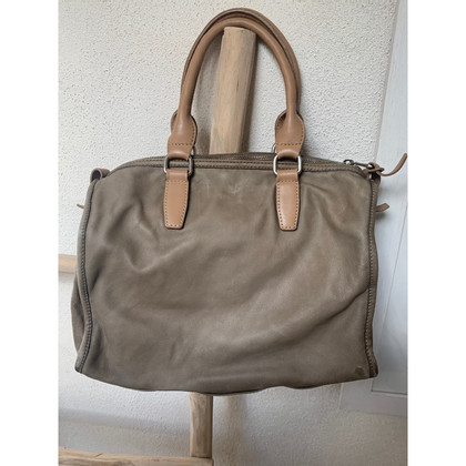 Longchamp Handbag Leather in Khaki
