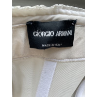 Giorgio Armani Kleid aus Seide in Creme