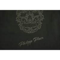 Philipp Plein Oberteil aus Baumwolle in Schwarz