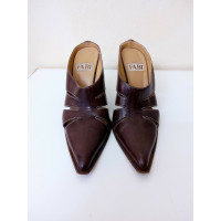 Fabi Sandals Leather in Brown