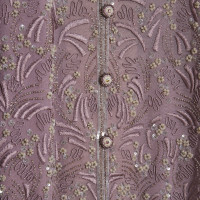 Emanuel Ungaro Jacket/Coat Silk in Violet