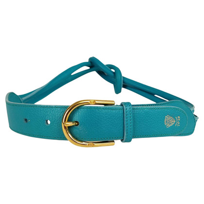 Gucci Belt Leather in Turquoise