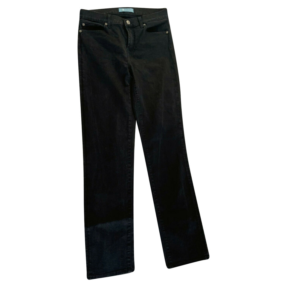 7 For All Mankind Jeans aus Jeansstoff in Schwarz