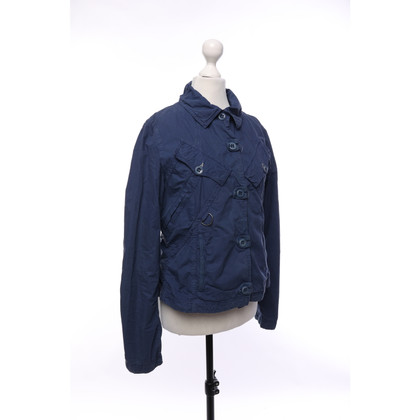 Napapijri Jacke/Mantel aus Baumwolle in Blau
