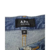 A.P.C. Jeans Katoen in Blauw