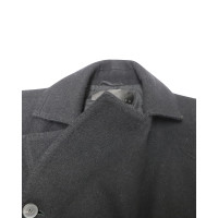 Haider Ackermann Jacke/Mantel aus Wolle in Schwarz