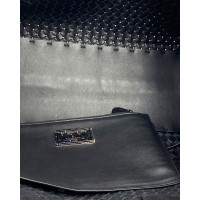 Bottega Veneta Cabat Fuzzy Bag Leather in Black