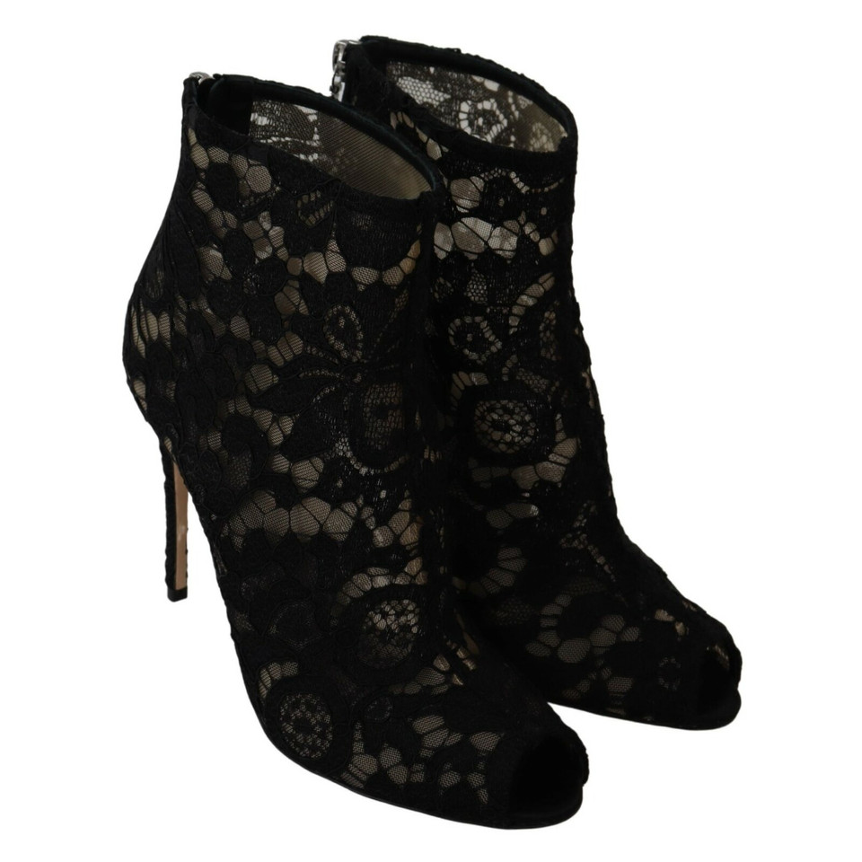 Dolce & Gabbana Boots Viscose in Black