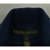 Ralph Lauren Black Label Jacke/Mantel aus Wolle in Blau