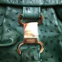 Gianfranco Ferré Clutch Bag Leather in Green