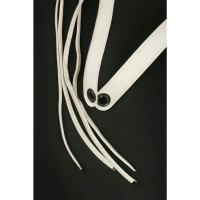 Hermès Umhängetasche aus Leder in Weiß