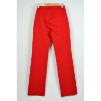 Escada Trousers Cotton in Red