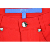 Escada Trousers Cotton in Red