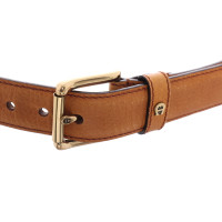 Aigner Ceinture en Cuir en Ocre