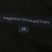 French Connection Kleid mit Spitzen-Besatz