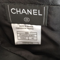 Chanel leather skirt