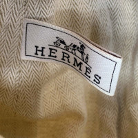 Hermès Umhängetasche aus Canvas in Beige