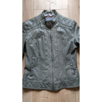 Hugo Boss Jacket/Coat Leather in Khaki