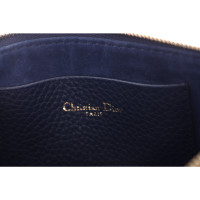 Christian Dior Clutch en Cuir en Bleu