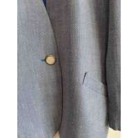 Christian Dior Blazer in Viscosa in Blu