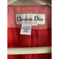 Christian Dior Blazer in Viscosa in Rosso