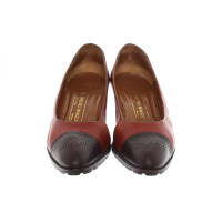 Bruno Magli Pumps/Peeptoes Leather in Brown