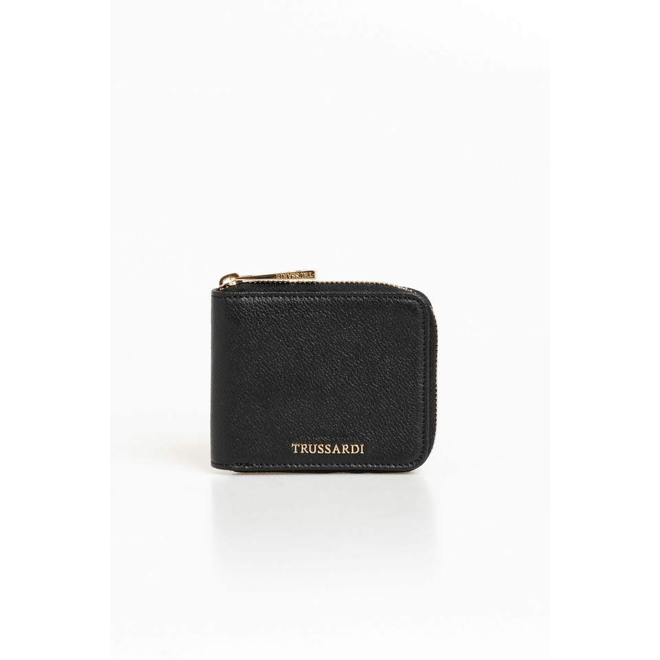 Trussardi Sac à main/Portefeuille en Cuir en Noir