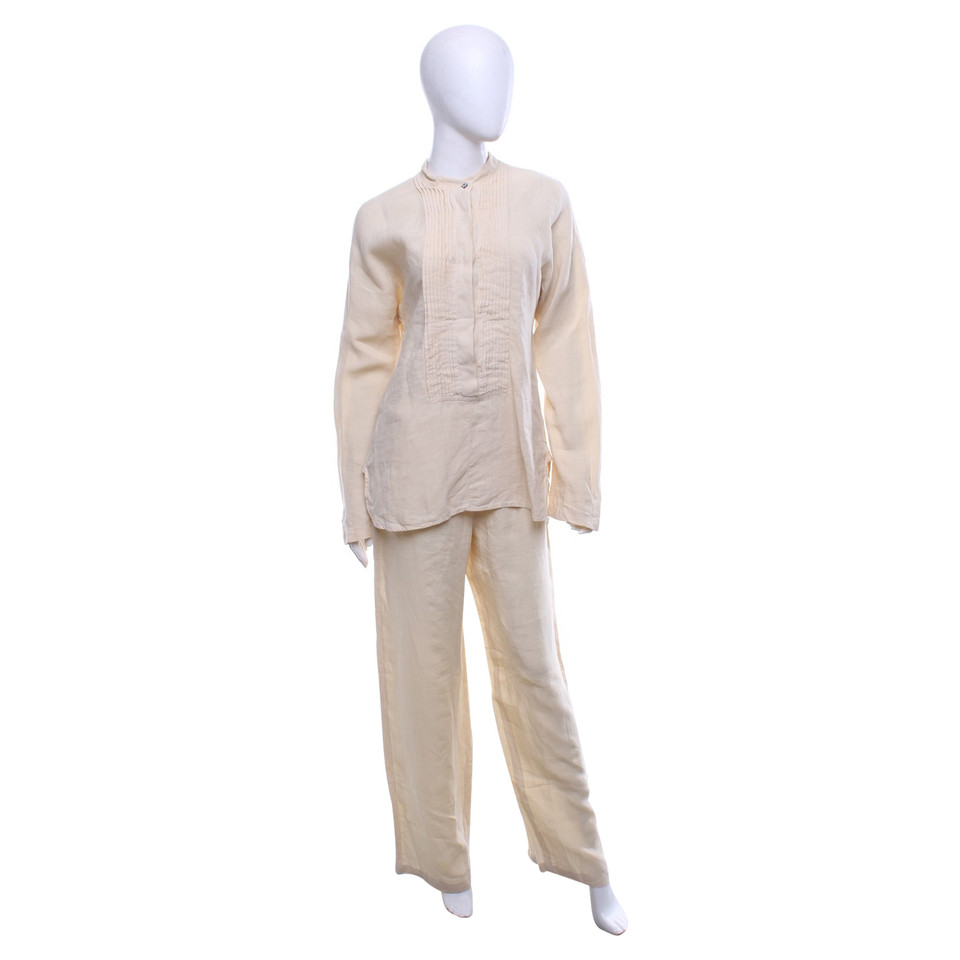 Max Mara top & trousers made of linen