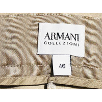 Armani Collezioni Hose aus Baumwolle in Beige