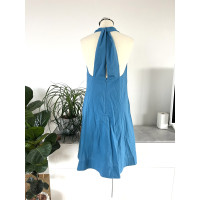 Arket Kleid aus Baumwolle in Blau