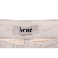 Acne Trousers Cotton in Beige