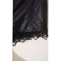 Rag & Bone Shorts Leather in Black