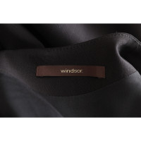 Windsor Robe en Laine en Noir