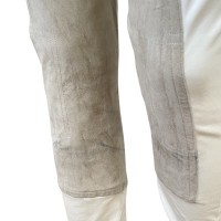 Hermès Hose aus Baumwolle in Weiß