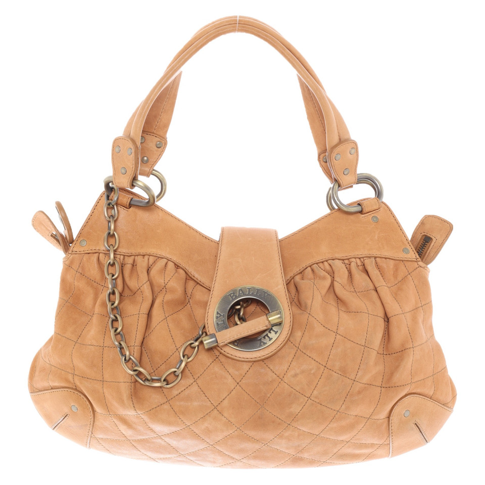 Bally Handbag Leather in Beige
