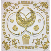 Hermès Hermes Les Cavaliers d'Or zijden sjaal