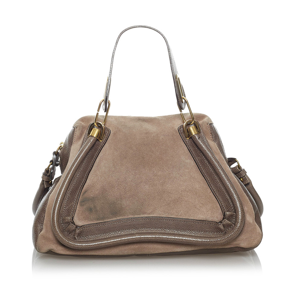 Chloé Paraty Bag en Daim en Marron