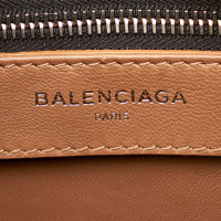 Balenciaga Bazar M in Pelliccia in Grigio