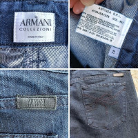 Armani Collezioni Jeans in Cotone in Blu