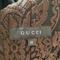 Gucci Blazer Wool in Brown